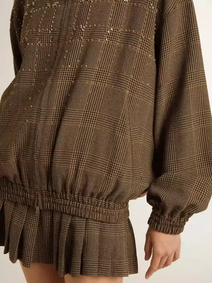 Chaqueta bomber de lana para mujer Chaqueta bomber de lana para mujer
