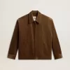 Chaqueta de pana verde oliva para hombre Chaqueta de pana verde oliva para hombre