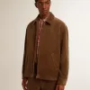 Chaqueta de pana verde oliva para hombre Chaqueta de pana verde oliva para hombre