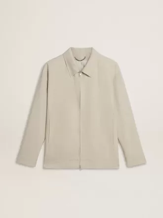 Chaqueta deportiva de lana mezclada color caqui para hombre Chaqueta deportiva de lana mezclada color caqui para hombre