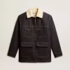 Chaqueta tipo peacoat de denim para hombre Chaqueta tipo peacoat de denim para hombre
