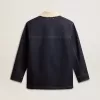 Chaqueta tipo peacoat de denim para hombre Chaqueta tipo peacoat de denim para hombre