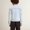 Chaqueta vaquera ligera con bordados