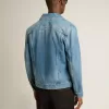 Chaqueta vaquera para hombre con lavado medio Chaqueta vaquera para hombre con lavado medio