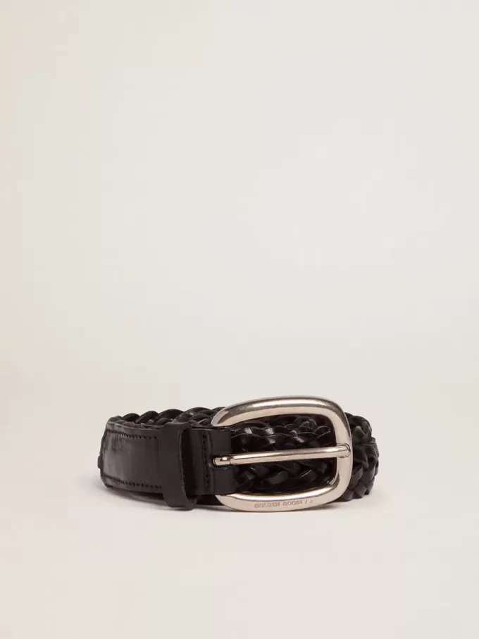Cinturón de mujer en cuero negro Cinturón de mujer en cuero negro
