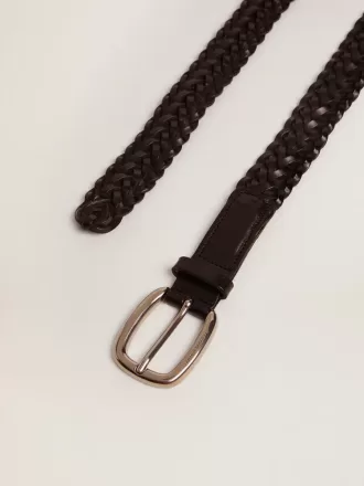 Cinturón de mujer en cuero negro