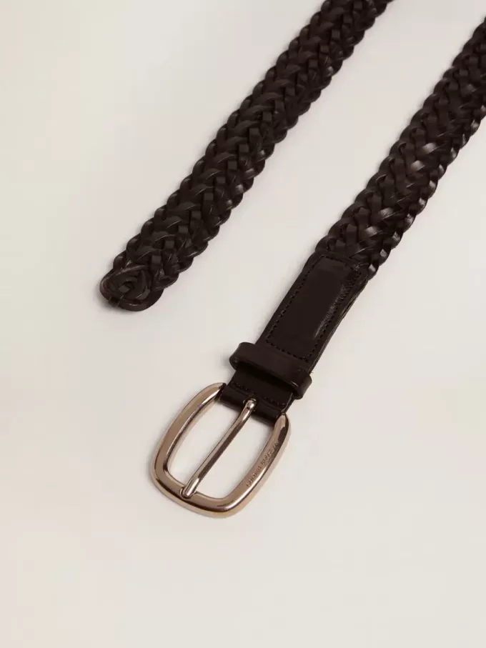 Cinturón de mujer en cuero negro Cinturón de mujer en cuero negro