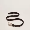 Cinturón de mujer en cuero negro Cinturón de mujer en cuero negro