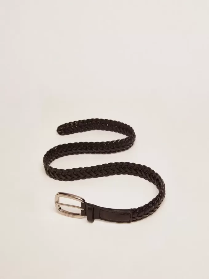 Cinturón de mujer en cuero negro Cinturón de mujer en cuero negro