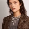 Collar de mujer en color oro antiguo con cristales en forma de gota