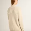 Cárdigan beige para mujer con las letras «Golden» en la espalda Cárdigan beige para mujer con las letras «Golden» en la espalda