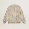 Cárdigan de mujer con estampado floral y bordados Cárdigan de mujer con estampado floral y bordados