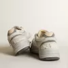 Dad-Star para hombre en ante blanco y gris y estrella de cuero blanco Dad-Star para hombre en ante blanco y gris y estrella de cuero blanco