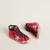 Francy Junior con lentejuelas, estrella de ante gris hielo y cordones con estampado animal Francy Junior con lentejuelas, estrella de ante gris hielo y cordones con estampado animal