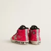 Francy Junior con lentejuelas, estrella de ante gris hielo y cordones con estampado animal Francy Junior con lentejuelas, estrella de ante gris hielo y cordones con estampado animal