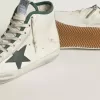 Francy LTD para mujer en piel napa con estrella de goma verde Francy LTD para mujer en piel napa con estrella de goma verde