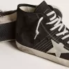 Francy Penstar en lona negra con estrella de ante blanco y lengüeta del talón de ante negro Francy Penstar en lona negra con estrella de ante blanco y lengüeta del talón de ante negro