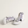 Francy Penstar LAB para mujer con estrella de cuero negro y tachuelas multicolor Francy Penstar LAB para mujer con estrella de cuero negro y tachuelas multicolor