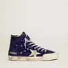 Francy Penstar para hombre en lentejuelas azules con estrella de ante gris hielo Francy Penstar para hombre en lentejuelas azules con estrella de ante gris hielo