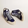 Francy Penstar para hombre en lentejuelas azules con estrella de ante gris hielo Francy Penstar para hombre en lentejuelas azules con estrella de ante gris hielo