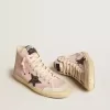 Francy Penstar para mujer en ante rosa con estrella gris brillante Francy Penstar para mujer en ante rosa con estrella gris brillante