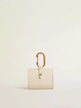 Funda AirPods desgastada en color blanco