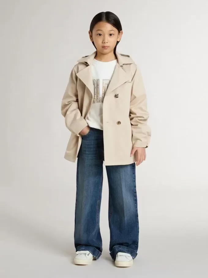 Gabardina infantil con chaleco interior extraíble Gabardina infantil con chaleco interior extraíble