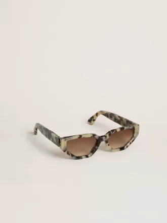 Gafas de sol cuadradas Jackie con diseño de carey