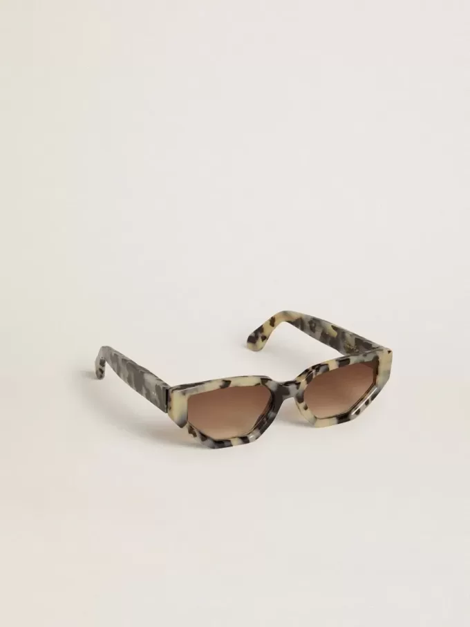 Gafas de sol cuadradas Jackie con diseño de carey Gafas de sol cuadradas Jackie con diseño de carey