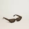 Gafas de sol de estilo rectangular con montura y lentes negras Gafas de sol de estilo rectangular con montura y lentes negras