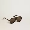 Gafas de sol estilo aviador con montura y lentes negras Gafas de sol estilo aviador con montura y lentes negras