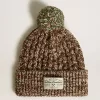 Gorro de lana multicolor con pompón Gorro de lana multicolor con pompón