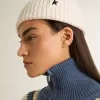 Gorro de lana negro con estrella blanca Gorro de lana negro con estrella blanca