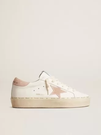 Hi Star LTD para mujer con estrella de ante rosa antiguo y lengüeta en el talón con perlas
