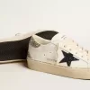 Hi Star para mujer con estrella azul brillante y lengüeta del talón con brillo platino Hi Star para mujer con estrella azul brillante y lengüeta del talón con brillo platino