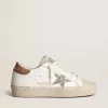 Hi Star para mujer con estrella plateada brillante y lengüeta del talón en nubuck gris paloma Hi Star para mujer con estrella plateada brillante y lengüeta del talón en nubuck gris paloma