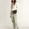 Hi Star para mujer con estrella plateada brillante y lengüeta del talón en nubuck gris paloma Hi Star para mujer con estrella plateada brillante y lengüeta del talón en nubuck gris paloma