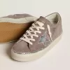 Hi Star para mujer en ante con estrella de piel plateada y lengüeta de piel en el talón Hi Star para mujer en ante con estrella de piel plateada y lengüeta de piel en el talón