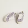Hi Star para mujer en ante morado con estrella plateada brillante Hi Star para mujer en ante morado con estrella plateada brillante