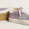 Hi Star para mujer en ante morado con estrella plateada brillante Hi Star para mujer en ante morado con estrella plateada brillante
