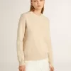 Jersey beige para mujer con las letras «Golden» en la espalda Jersey beige para mujer con las letras «Golden» en la espalda