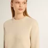 Jersey beige para mujer con las letras «Golden» en la espalda Jersey beige para mujer con las letras «Golden» en la espalda