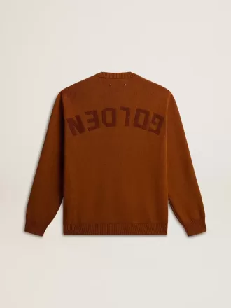 Jersey de cuello redondo para hombre con logotipo en la espalda