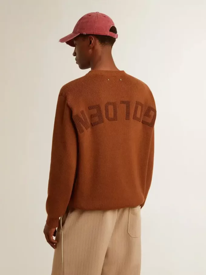 Jersey de cuello redondo para hombre con logotipo en la espalda Jersey de cuello redondo para hombre con logotipo en la espalda