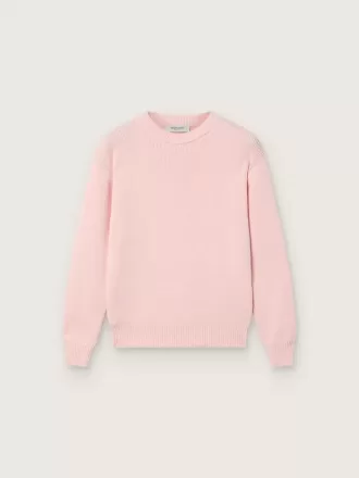 Jersey unisex rosa acanalado Golden para niños con el logotipo Golden en la espalda Jersey unisex rosa acanalado Golden para niños con el logotipo Golden en la espalda