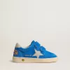 Junior Ball Star en ante azul claro con estrella y lengüeta en el talón de nubuck gris Junior Ball Star en ante azul claro con estrella y lengüeta en el talón de nubuck gris