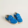 Junior Ball Star en ante azul claro con estrella y lengüeta en el talón de nubuck gris Junior Ball Star en ante azul claro con estrella y lengüeta en el talón de nubuck gris