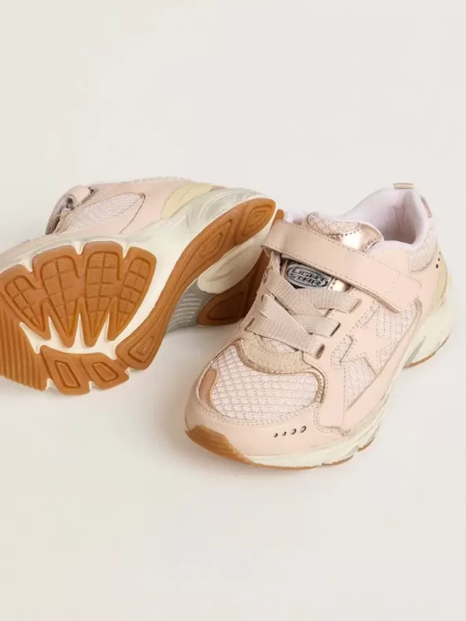 Junior Lightstar en piel rosa y malla con estrella de piel rosa Junior Lightstar en piel rosa y malla con estrella de piel rosa
