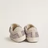 Junior Old School en plata y rosa brillante con estrella de cuero blanco Junior Old School en plata y rosa brillante con estrella de cuero blanco
