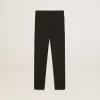 Leggings negros para niña con estrellas blancas en los laterales Leggings negros para niña con estrellas blancas en los laterales